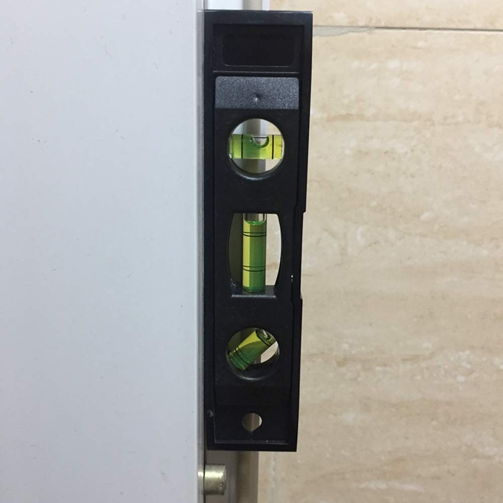 2pc 6 Inch Magnetic Torpedo Level ABS Plastic 3 Bubble Vials Carpenter Use