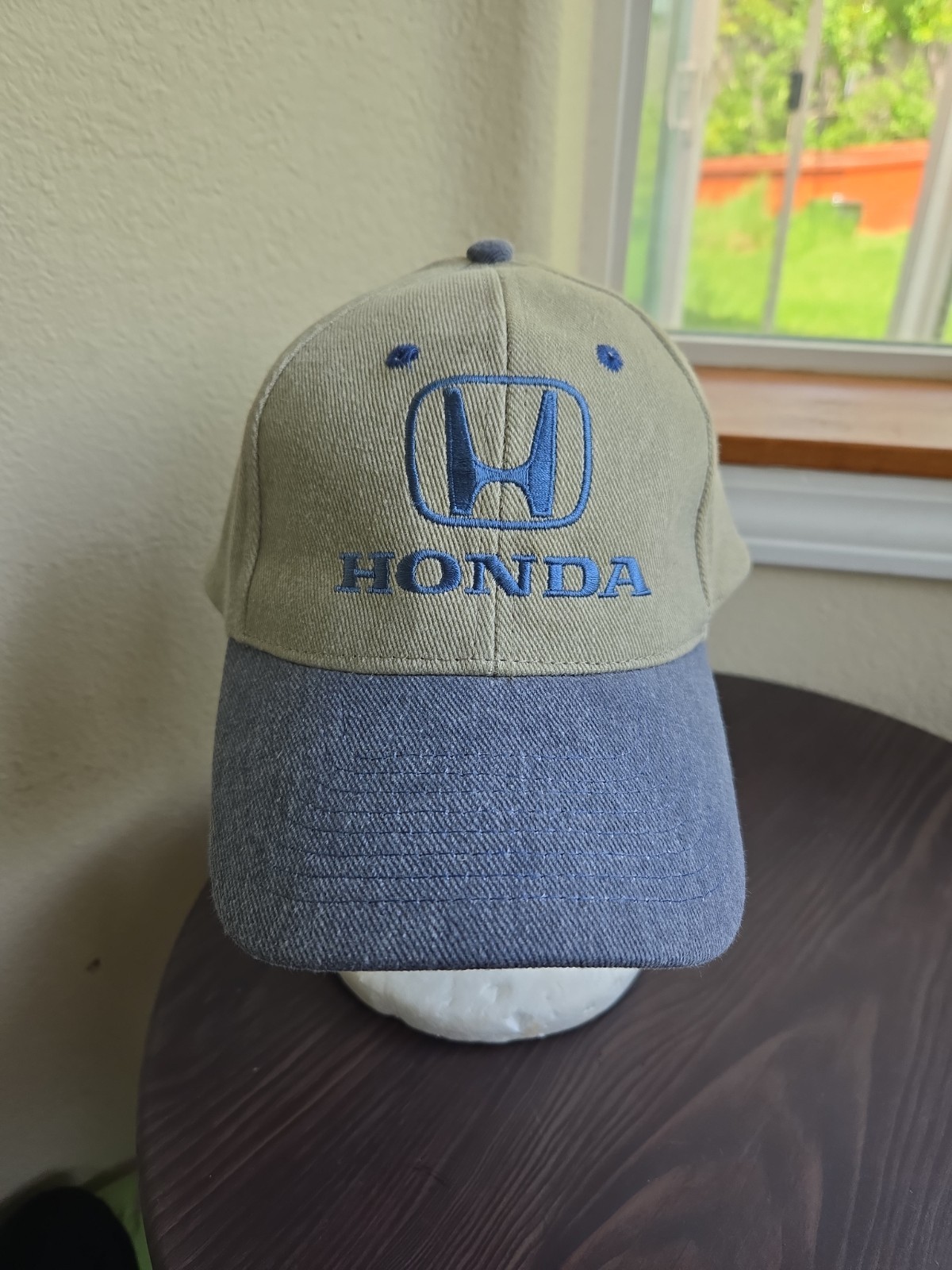 Honda Flexfit Beige Baseball Cap, Adjustable Two Official Licensed Product