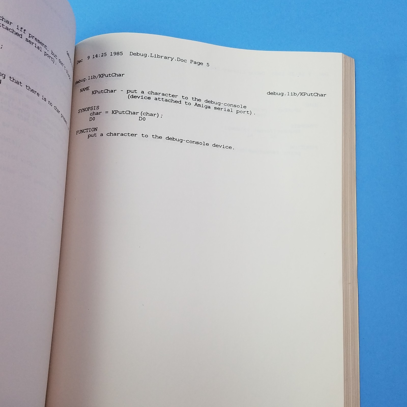 Volume one and volume two ROM Kernel Manual For the Commodore Amiga computers
