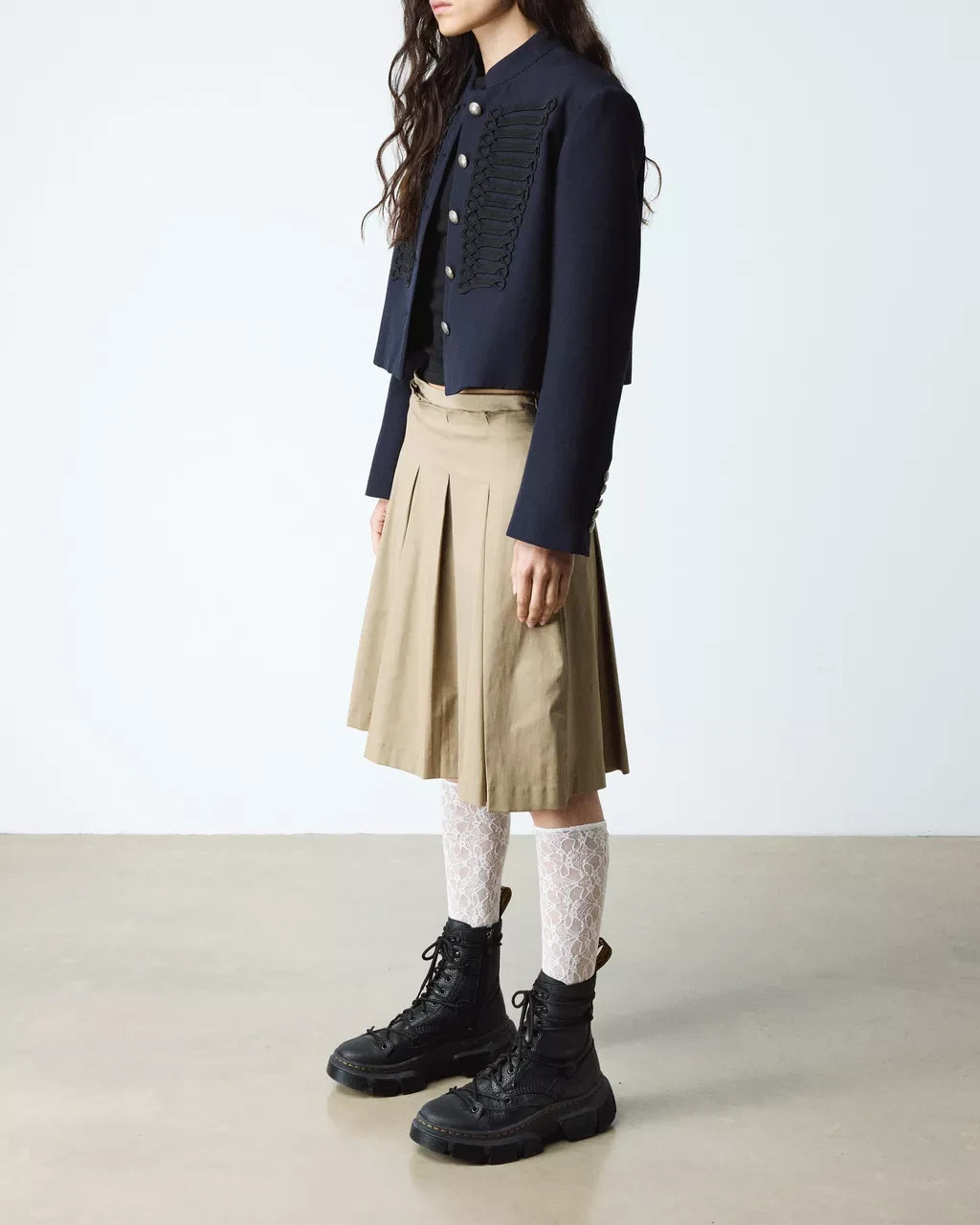 DR. Martens DMXL 8-Eye Leather Boots Black