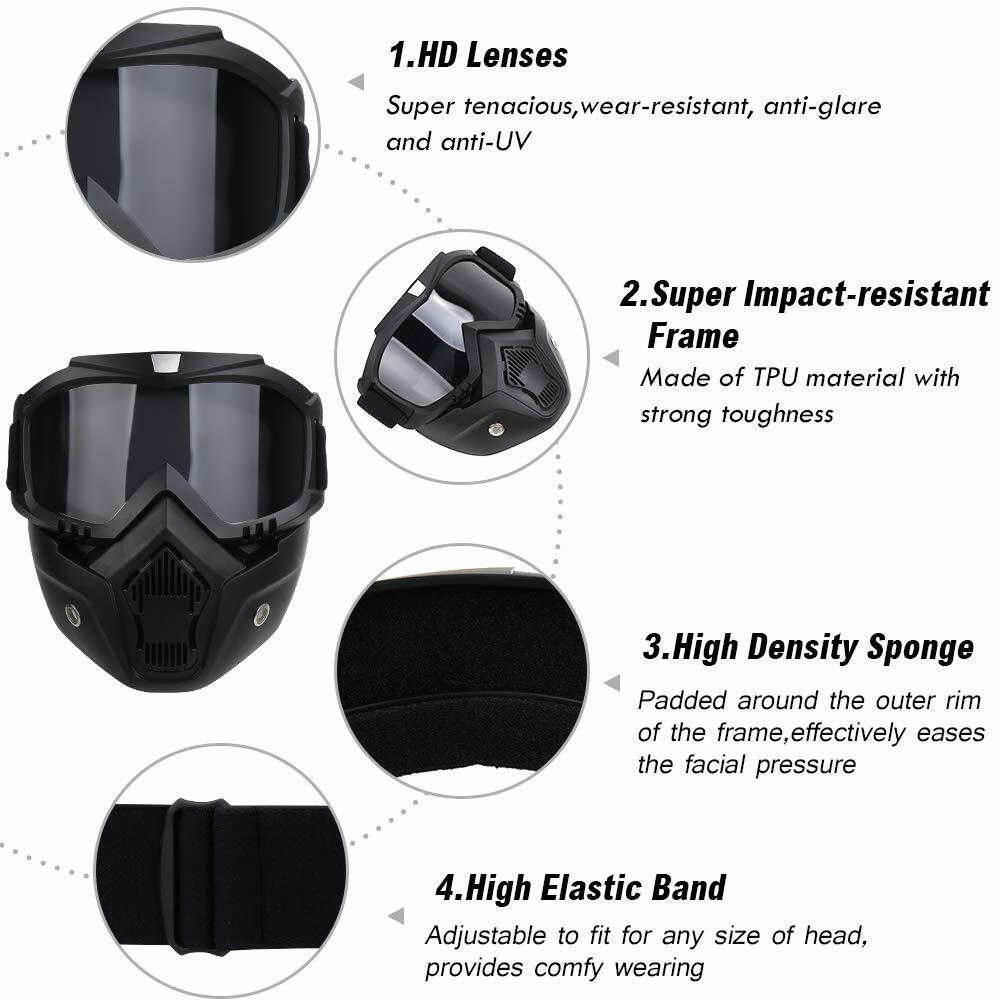 Winter Snow Sport Goggles Snowboard Ski Snowmobile Face Mask Sun Glasses Eyewear