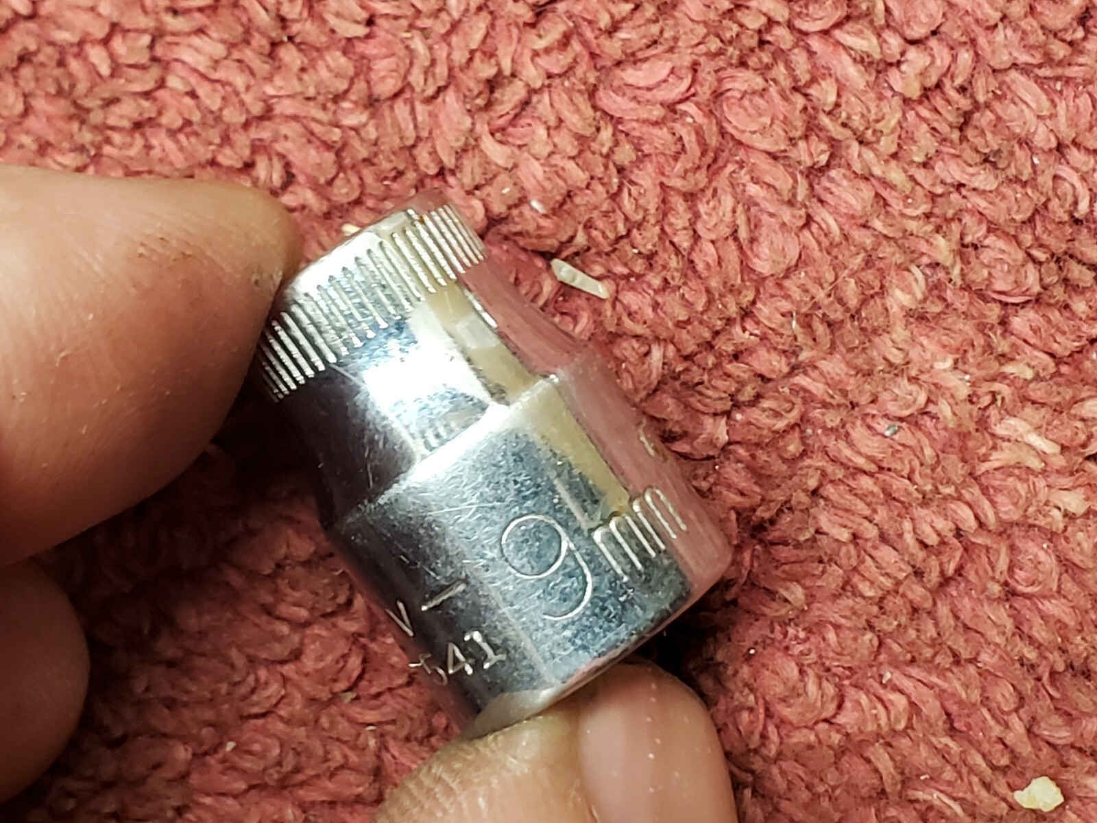 Craftsman 3/8" Dr. Shallow Socket 9mm 6 Pt, V Series, 43541