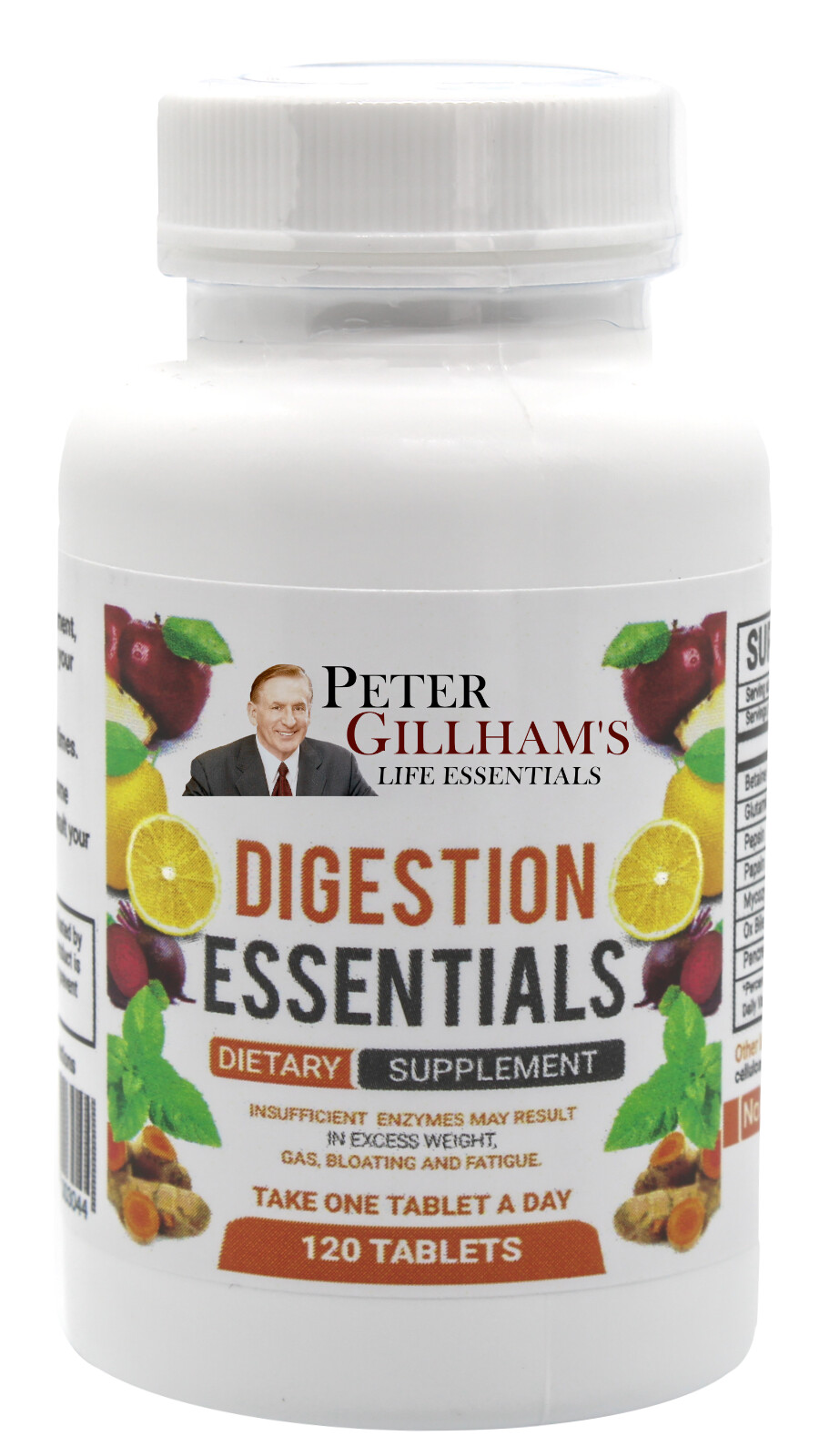 Peter Gillham'sDaily Digestion Essentials, 120 Tablets, Digestive Enzymes