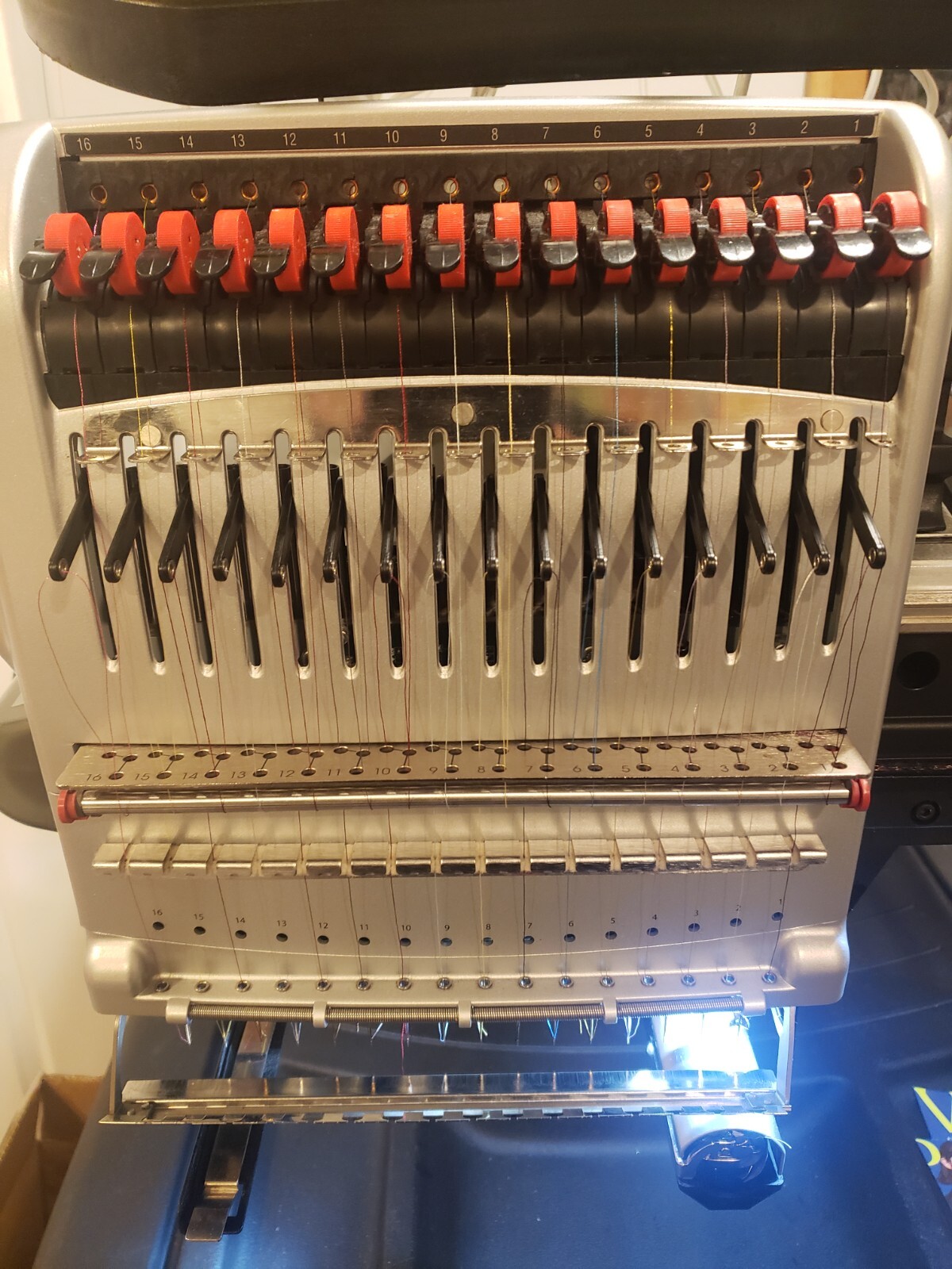 Melco Bravo II Single Head 16 Needle Embroidery Machine
