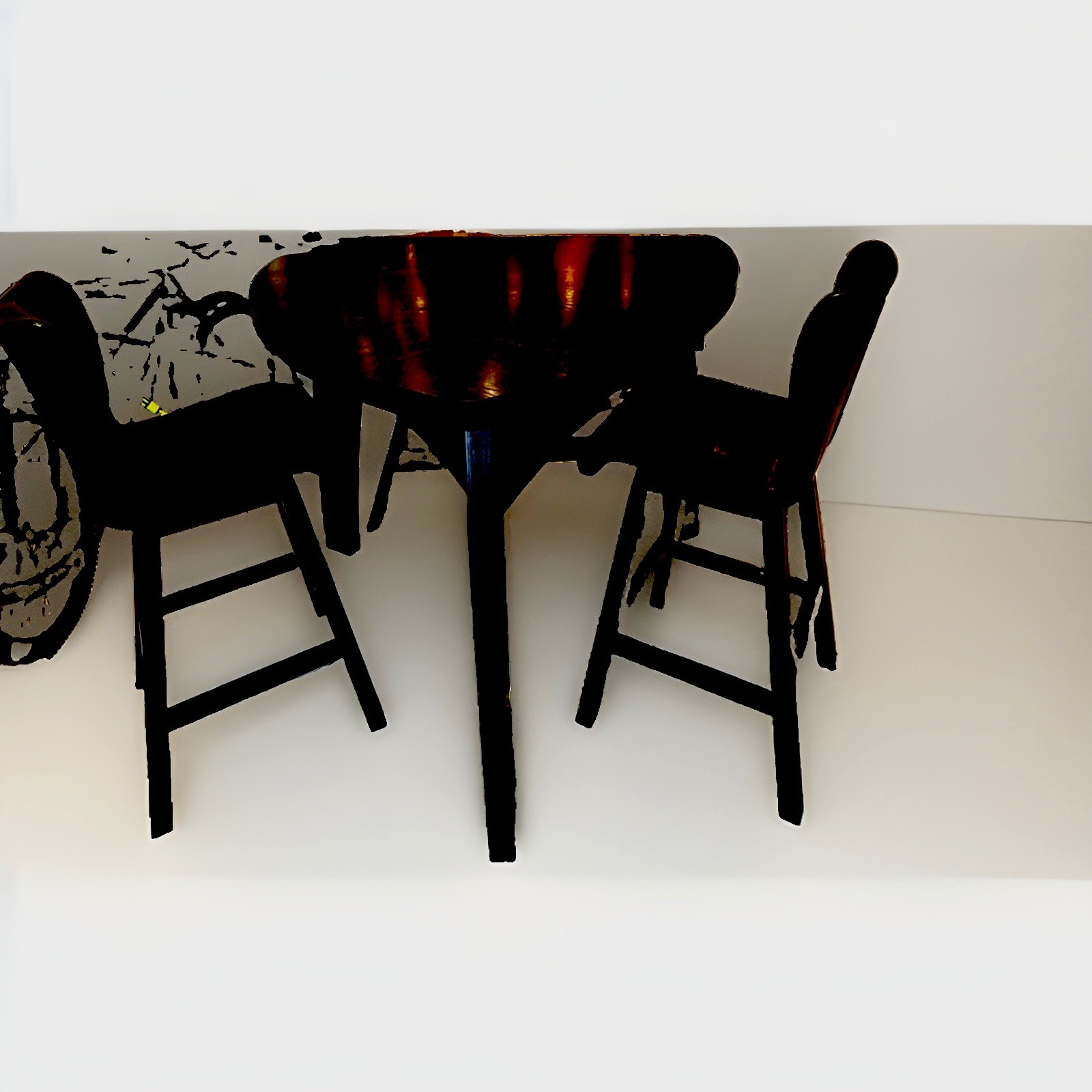 ROOMS TO GO modern dining room set table 4 chairs