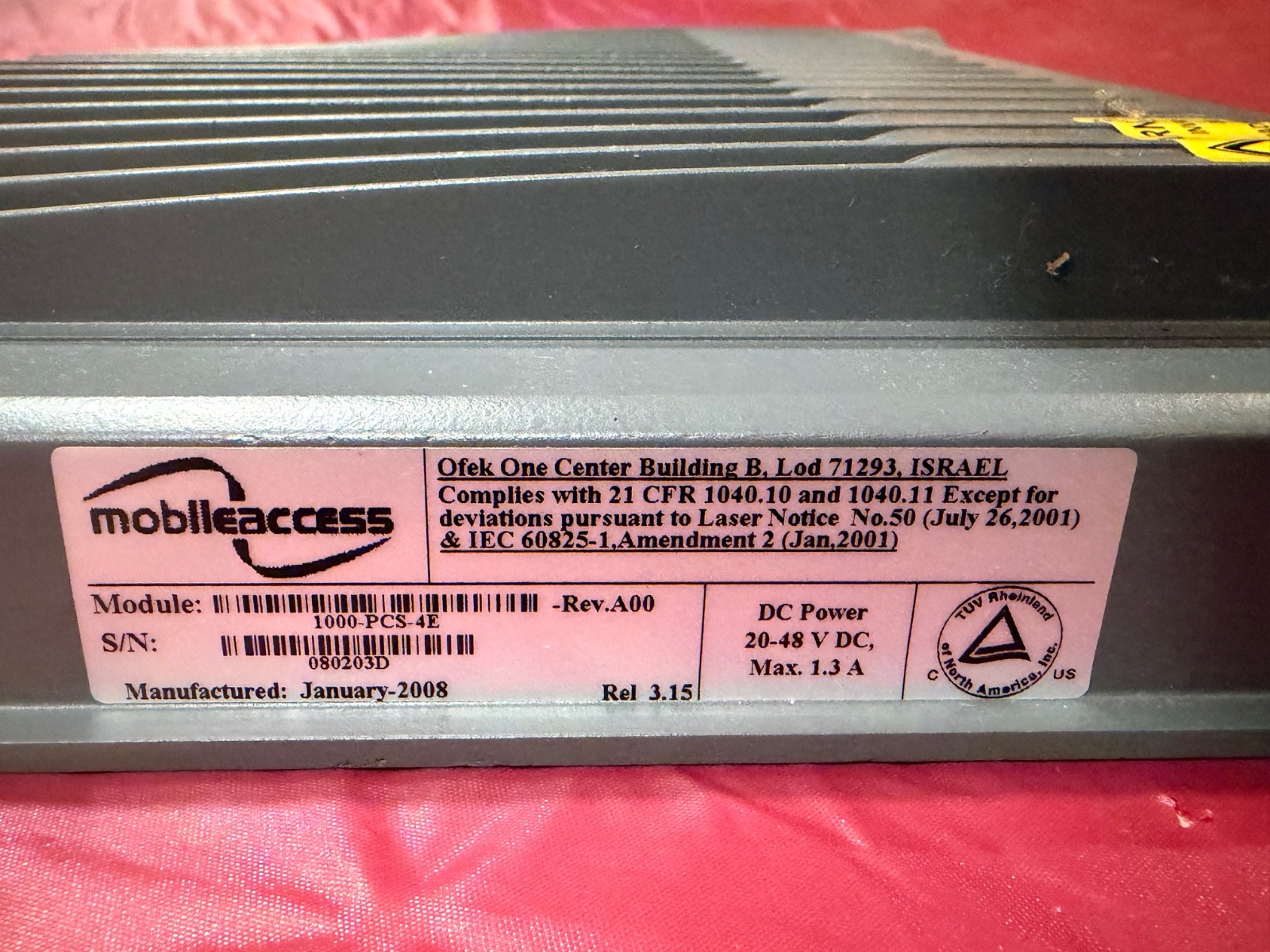 PCS MobileAccess1000 1000-PCS-4E Remote Hub Unit