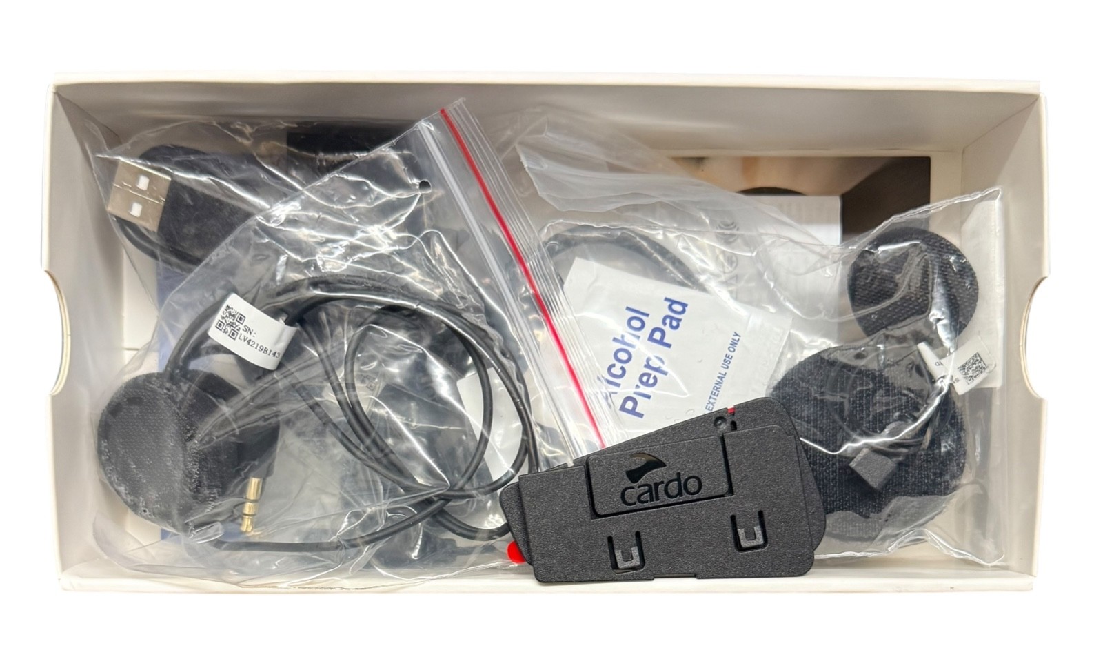 Cardo Spirit Single Bluetooth Motorcycle Intercom IP65 SPRT0001 - Open Box