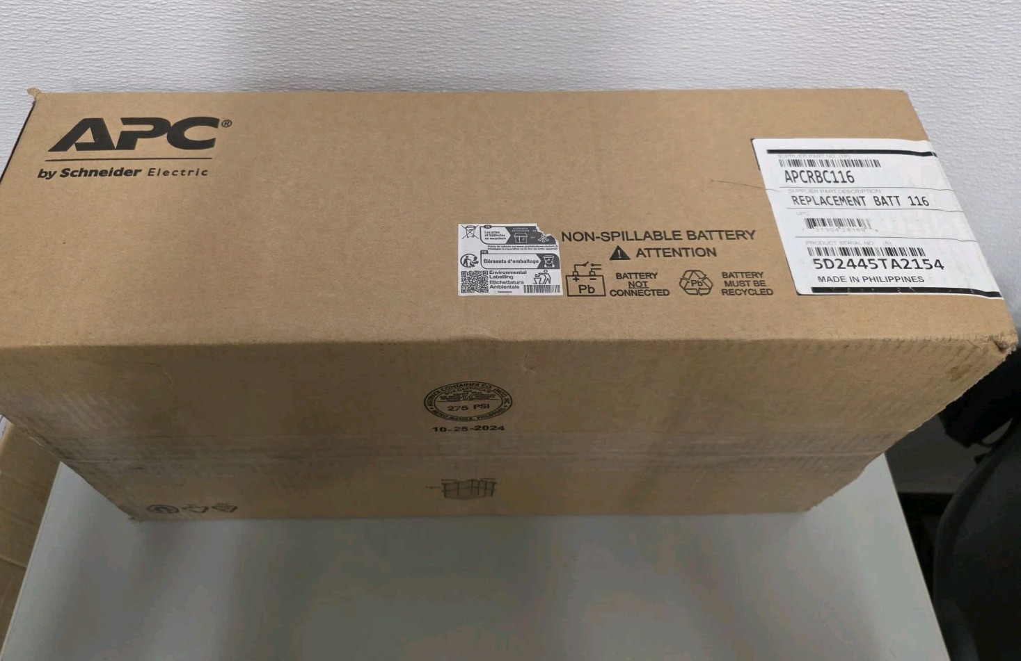 Schneider Electric UPS REPLACEMENT BATTERY RBC116 (APCRBC116)