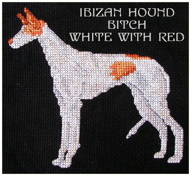 IBIZAN HOUND COUNTED CROSS STITCH PATTERNS