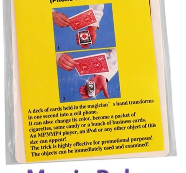 Instant Vanish Deck & Appear - Self Working Visual Effect - Jumbo Card Gimmick