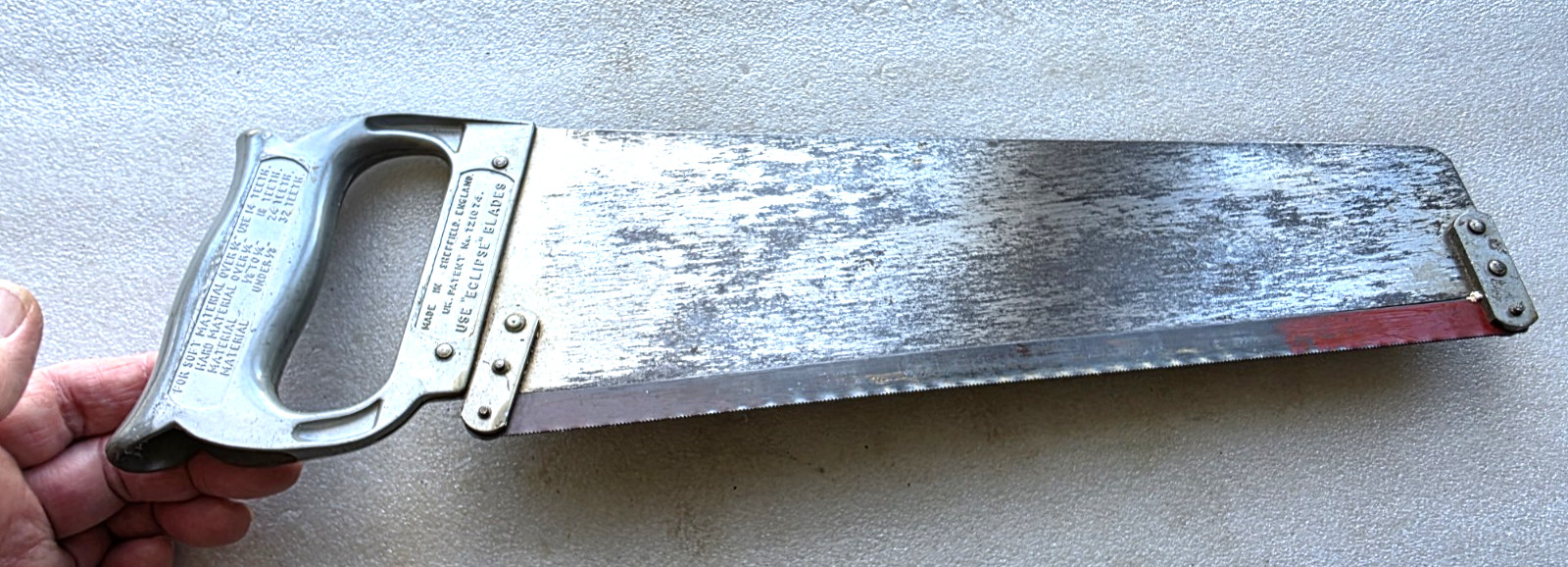 Eclipse No. 55 Sheet Metal Saw Hack Saw