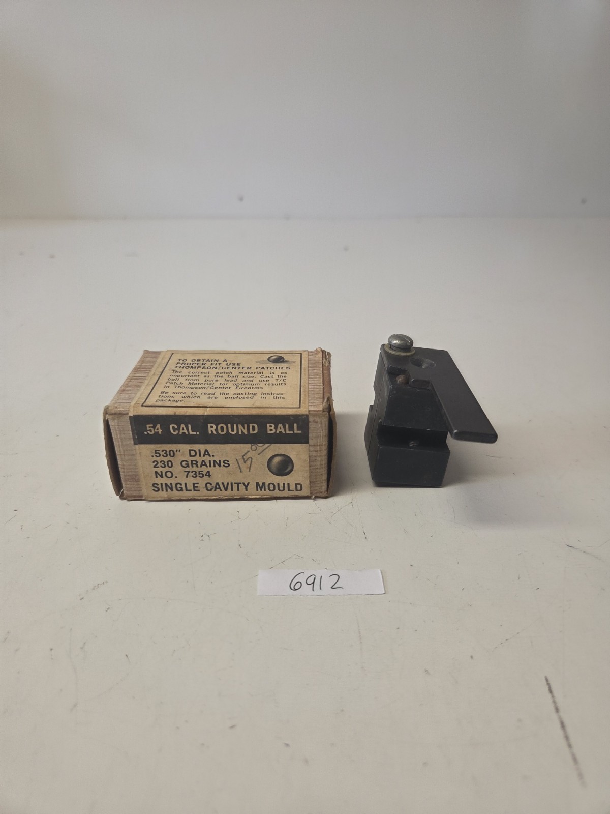 Thompson Center T/C .54cal .530dia  230gr Round Ball Mould (#7354) In Box