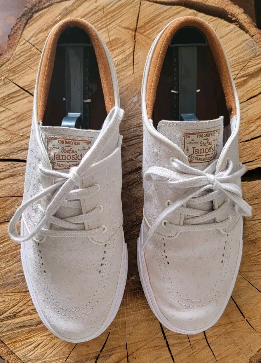 Pre-owned Nike Stefan Janoski "Ostrich Ivory" Size 8 Without Box SB Zoom