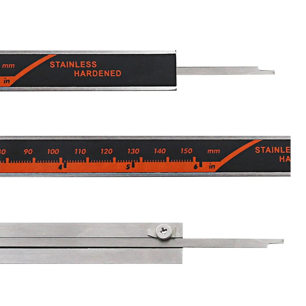 150mm Fraction Metal Caliper Digital Pachymeter Vernier Calipers Measuring Tool