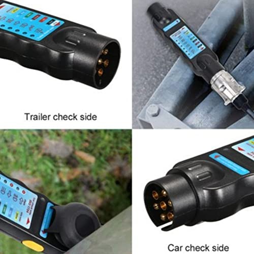 Trailer Plug Socket Tester, Trailer Socket Tester 7 Pin Electrical Tow Bar #1