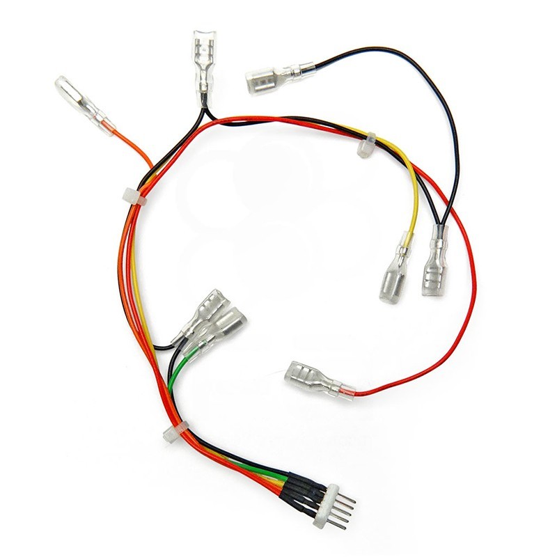 Arcade 4.8mm .187" Microswitch Terminals 2 Pin 8-Pin to 5-pin Conversion Harness