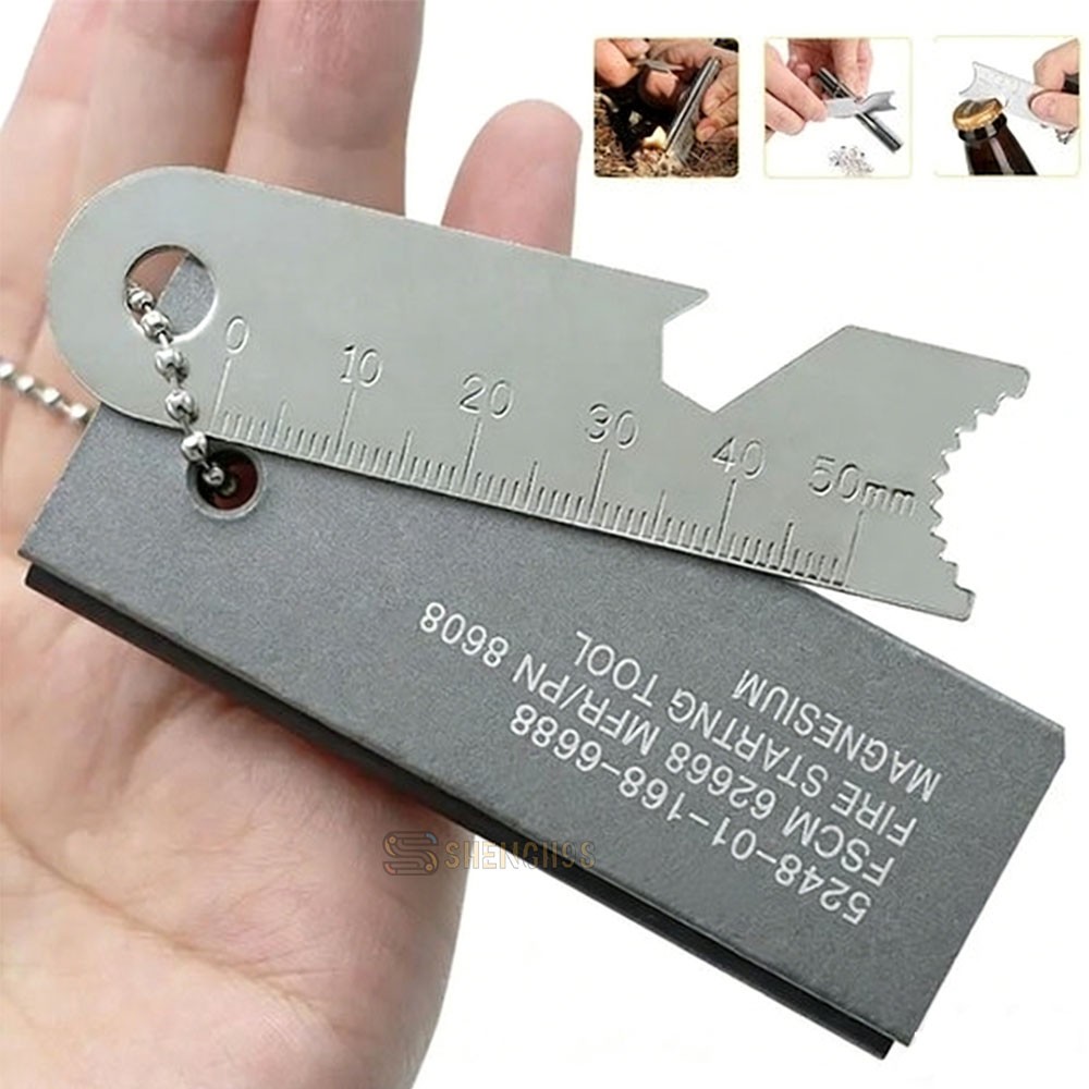 Magnesium Block Flint Fire Starter Emergency Survival Camping Survival Gear Tool