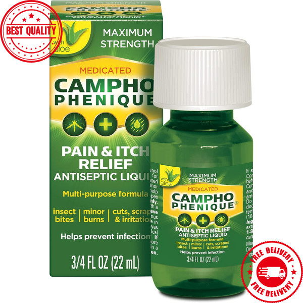 Campho-Phenique Pain & Itch Relief Antiseptic Liquid Original - 0.75 Ounce