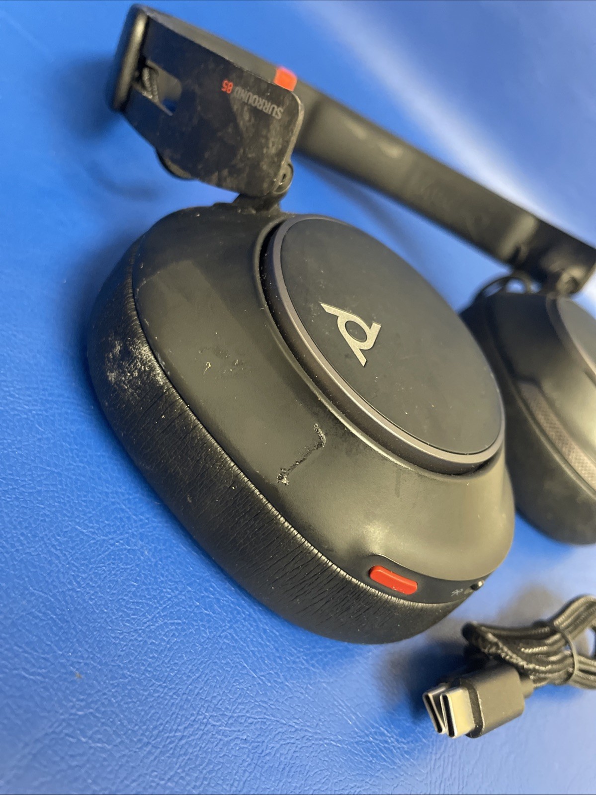 USED Poly Voyager Surround 85 UC Wireless Headset - USB Adapter Not Included