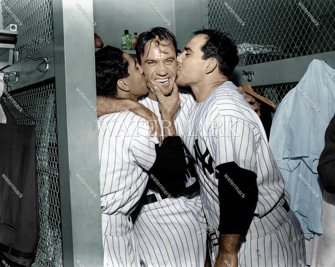 DO747 Yogi Berra- Phil Rizzuto-Hank Bauer 8x10 11x14 16x20 Colorized Photo