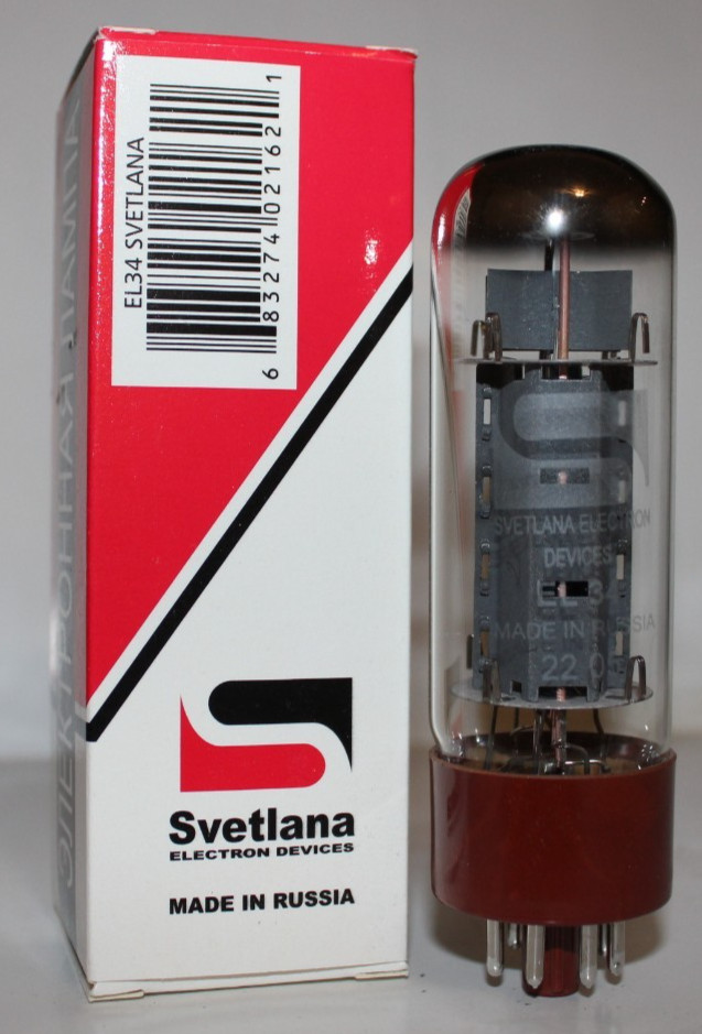 1 x Svetlana EL34 Tube, Brand NEW in Box !