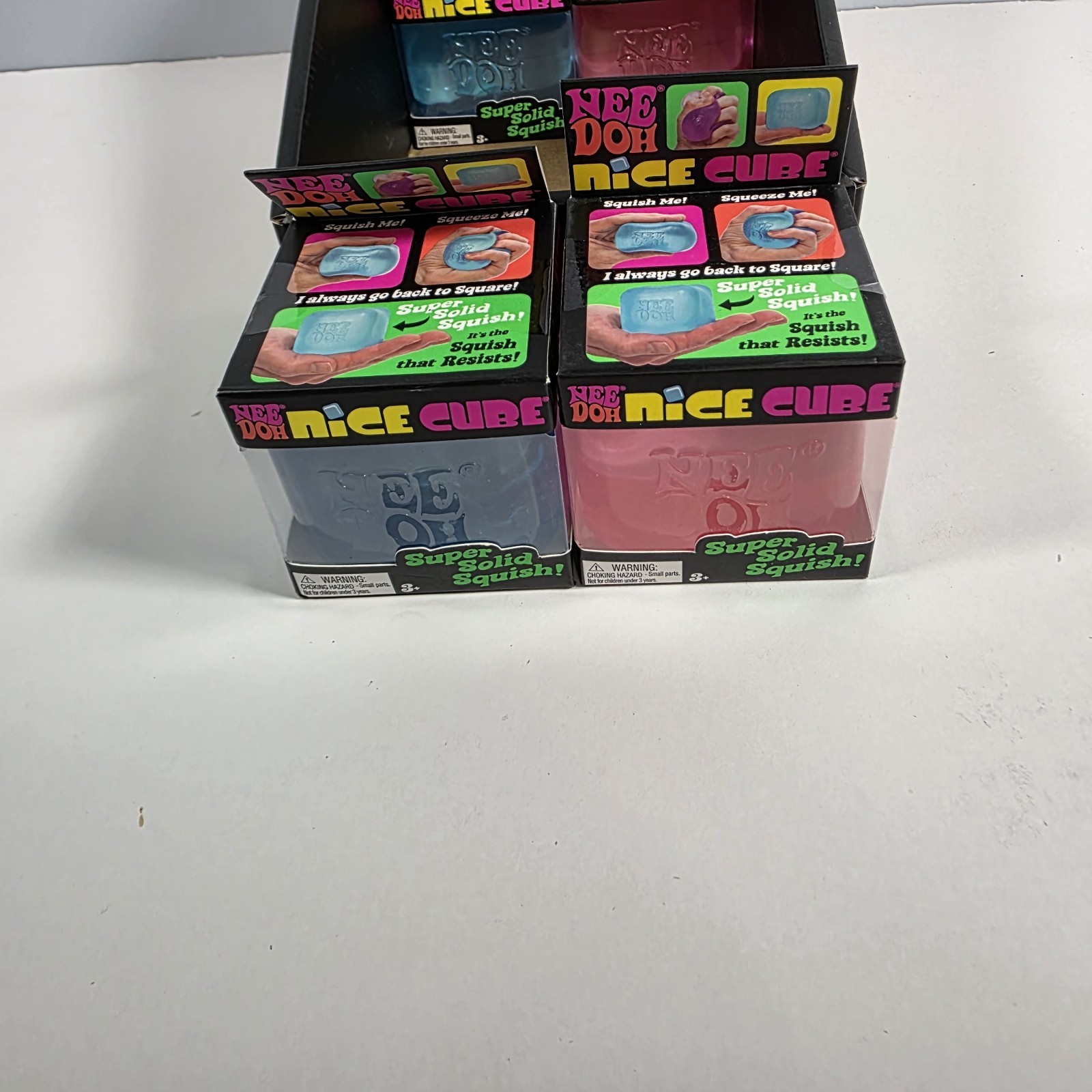 NeeDoh Nice Cube - Super Solid Squish! (CASE) - 8 Brand New Cubes TikTok Viral