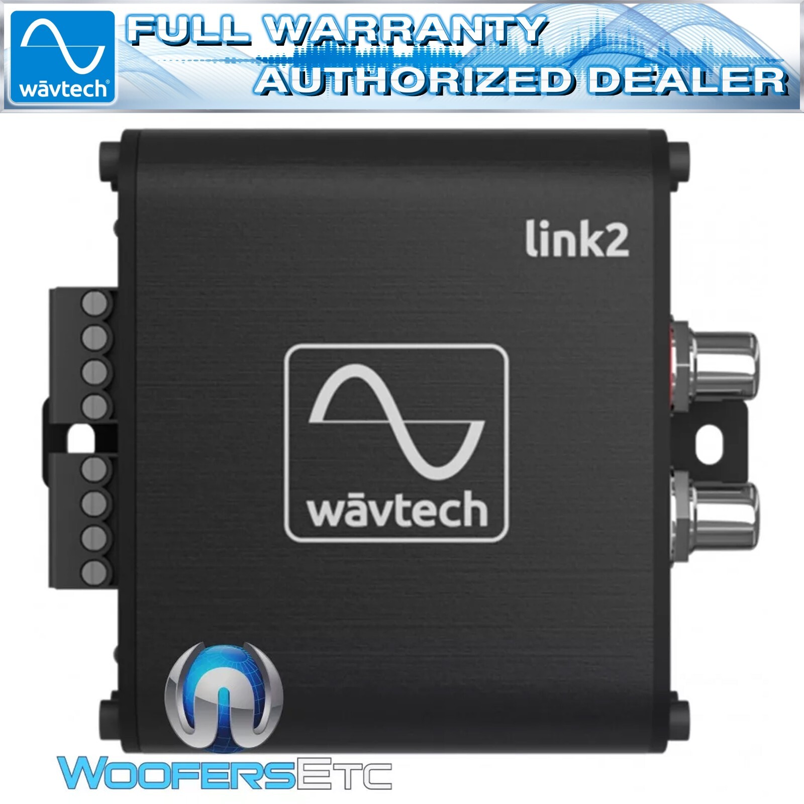 open box WAVTECH LINK2 2-CHANNEL LINE OUTPUT CONVERTER 40V INPUT 10V OUTPUT