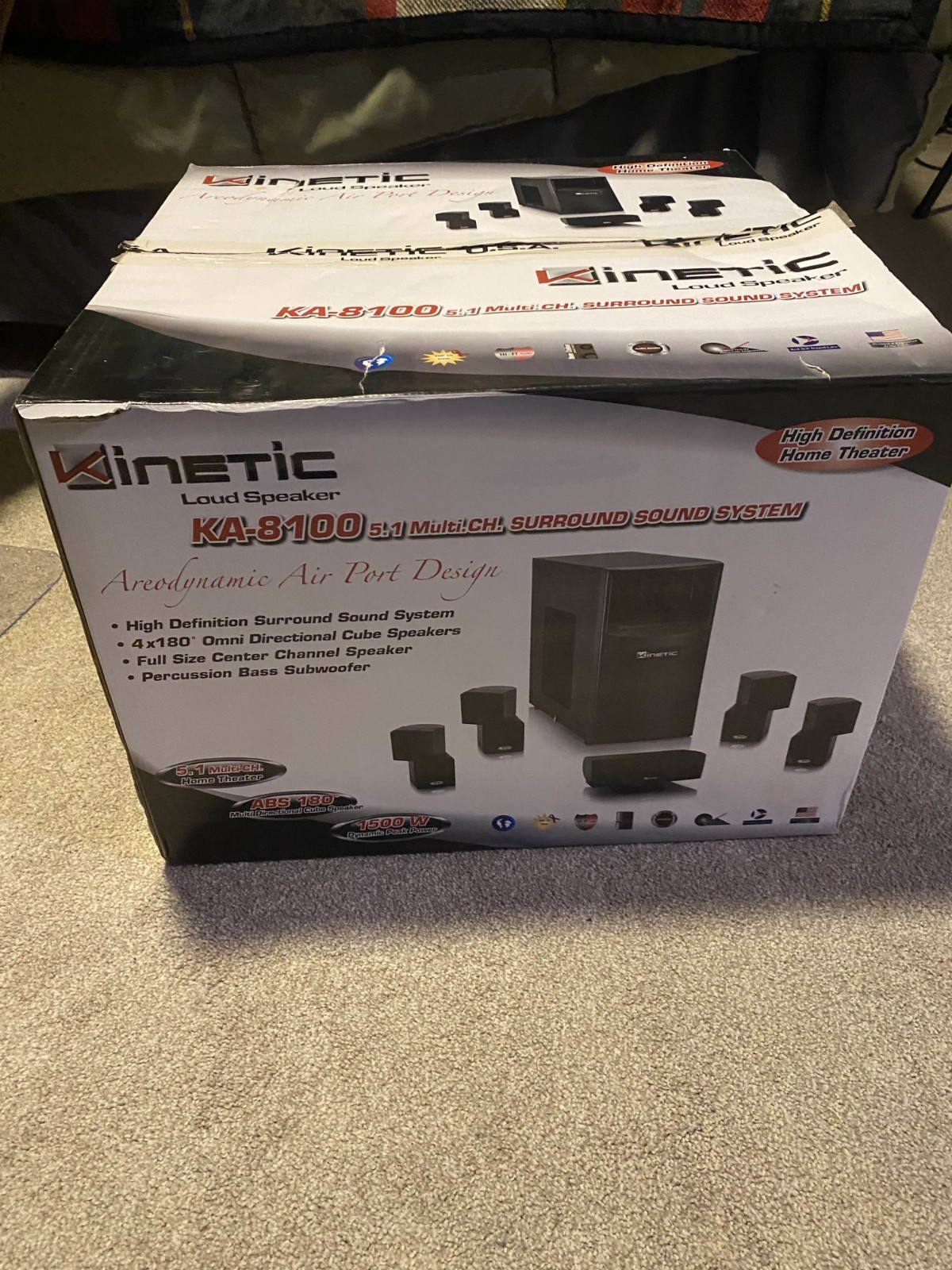 Kinetic KA-8100 - 5.1 Multi Channel Surround Sound System