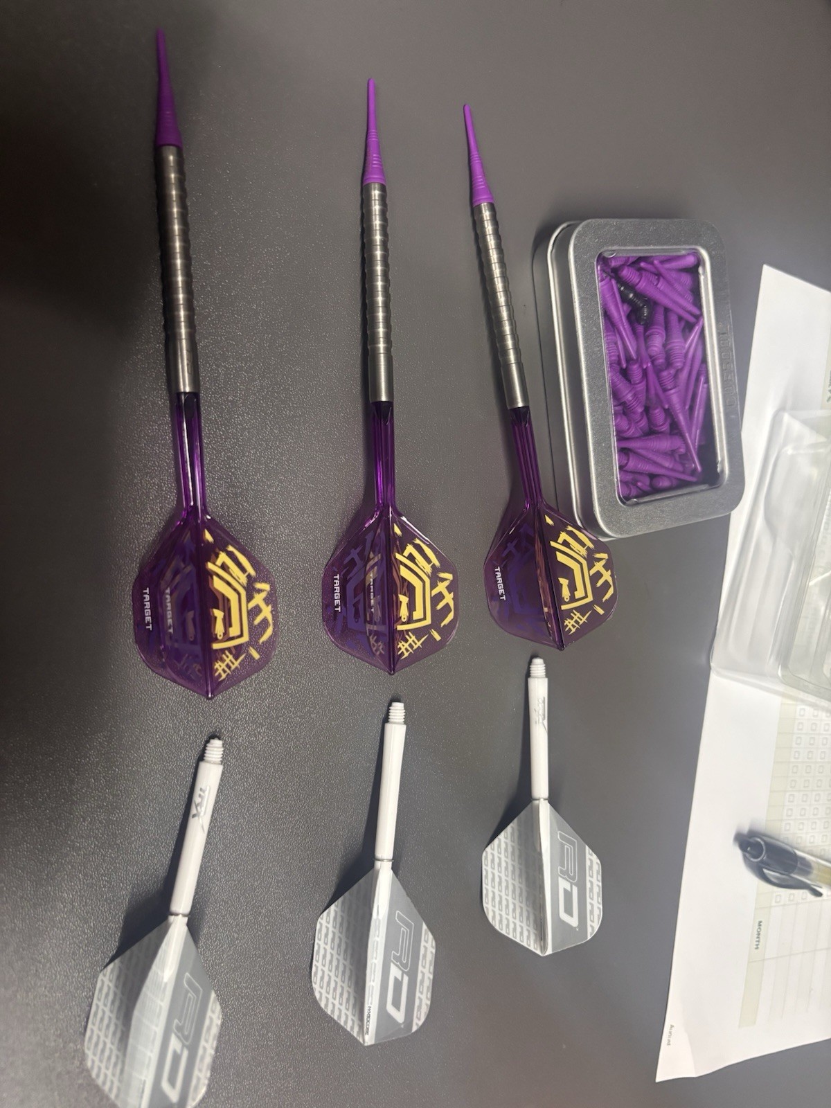Red Dragon javelin original 18g Soft Tip With K-flex And 100 Plastic Tips