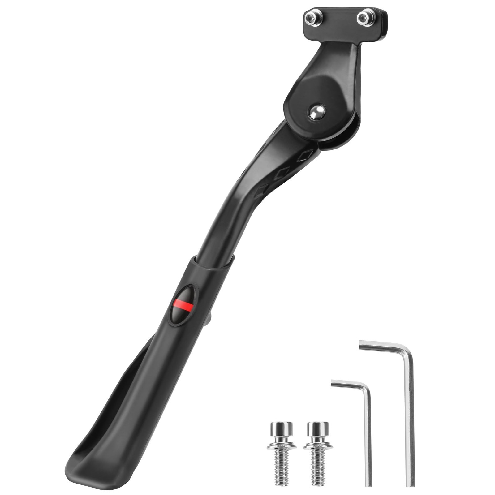 Heavy Duty Adjustable Bike Kickstand 24"-29" Aluminum Alloy for Mountain & Road