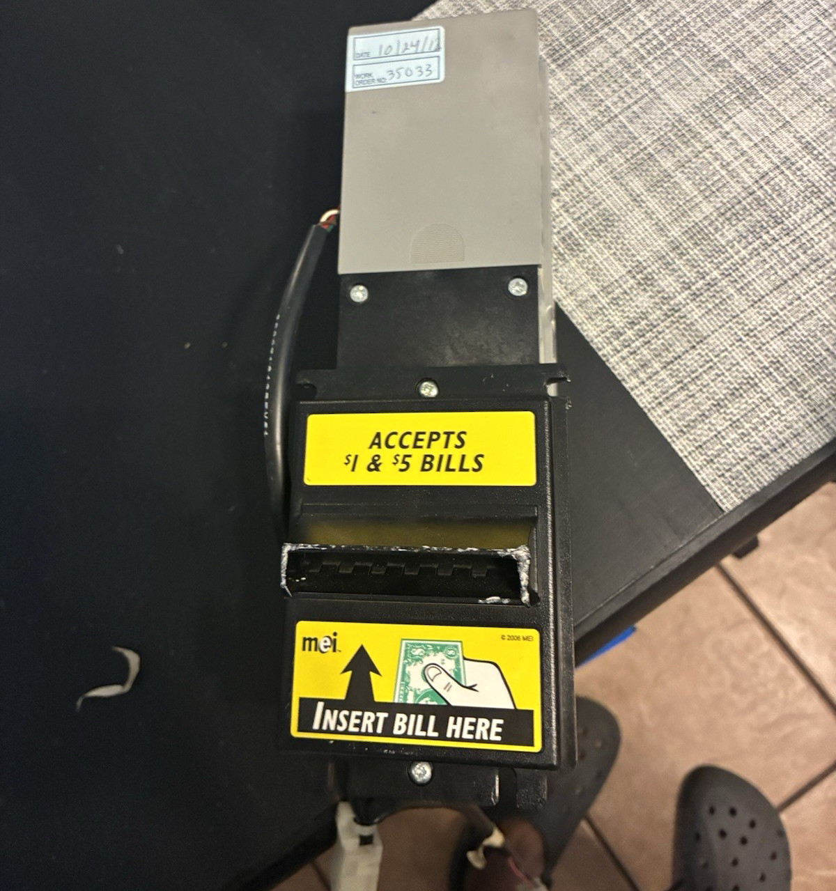 Mars MEI VN 2512, Vend Machine, Bill Validator24VAC MDB(Tested)