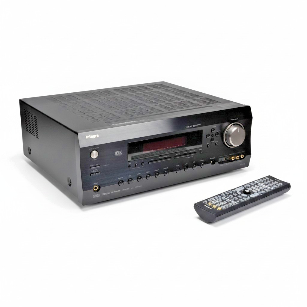 Integra DTR7.6 Home Theater Receiver 7.1 THX WRAT 105W  Bundle Remote Power Cord