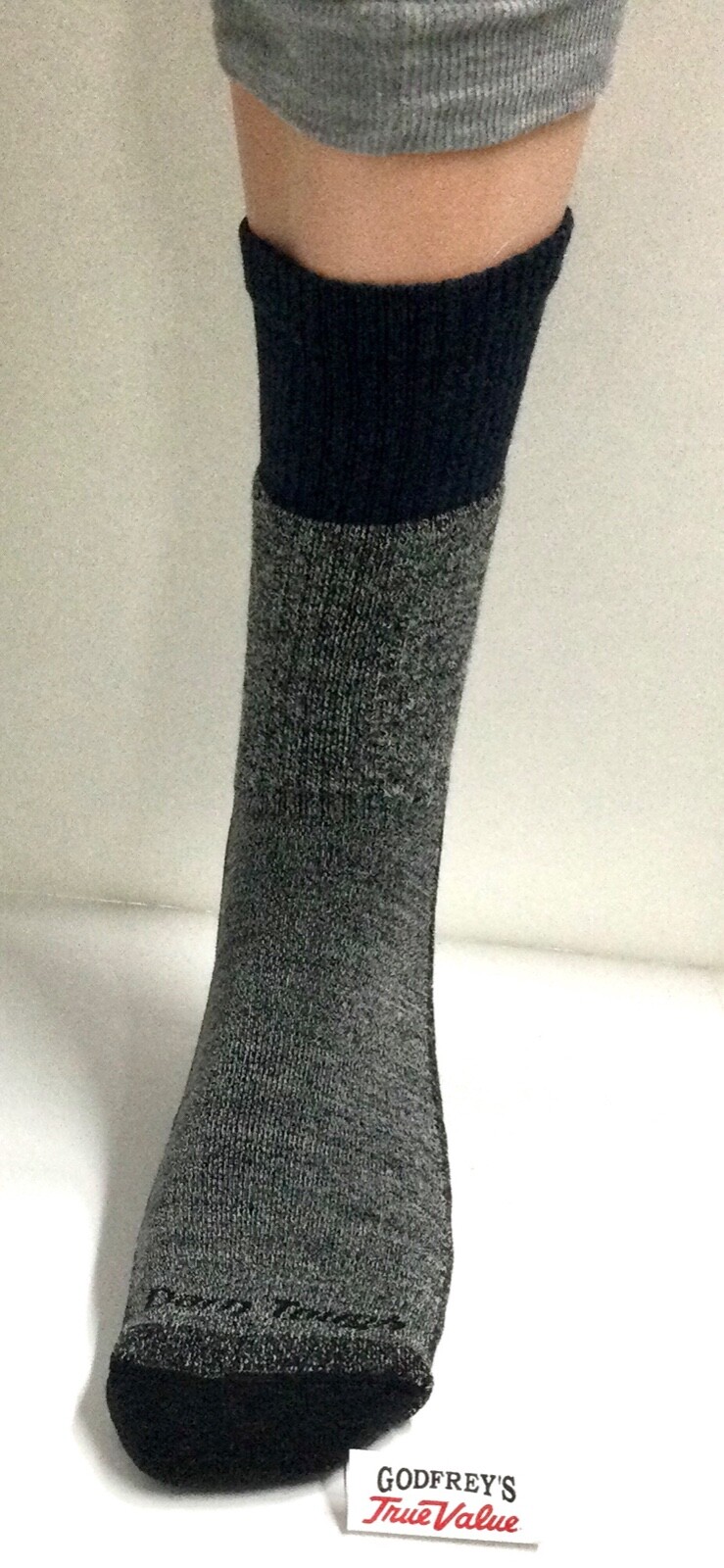 Darn Tough 1981 Denim Merino Wool Mens Scout Boot Sock Cushion Twisted Yarn Warm