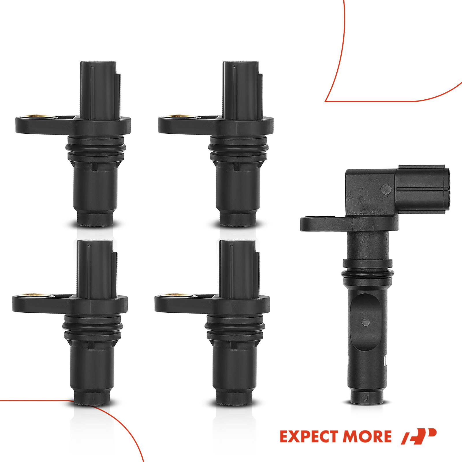 A-Premium 4x Camshaft & Crankshaft Position Sensor for Toyota Tundra Sequoia