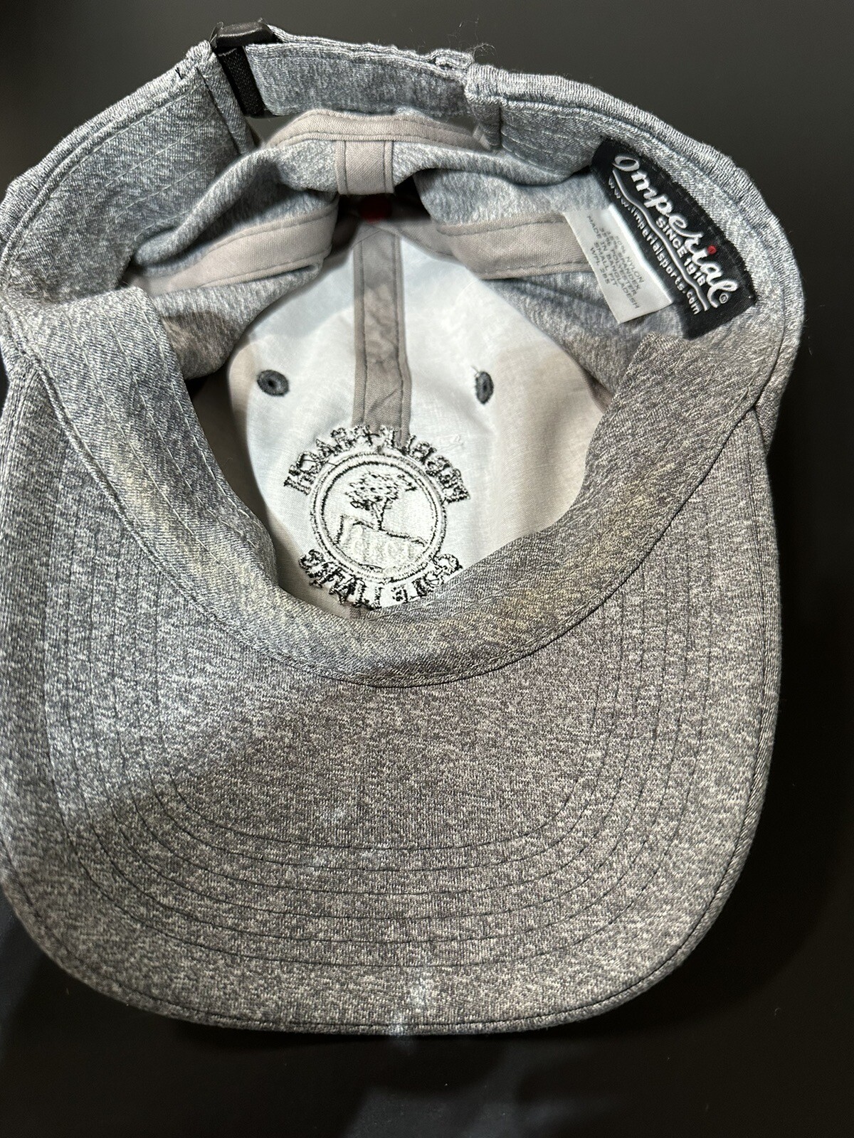 Pebble Beach Golf Links Hat 1919 Small Fit Adjustable Nylon Spandex Polyester