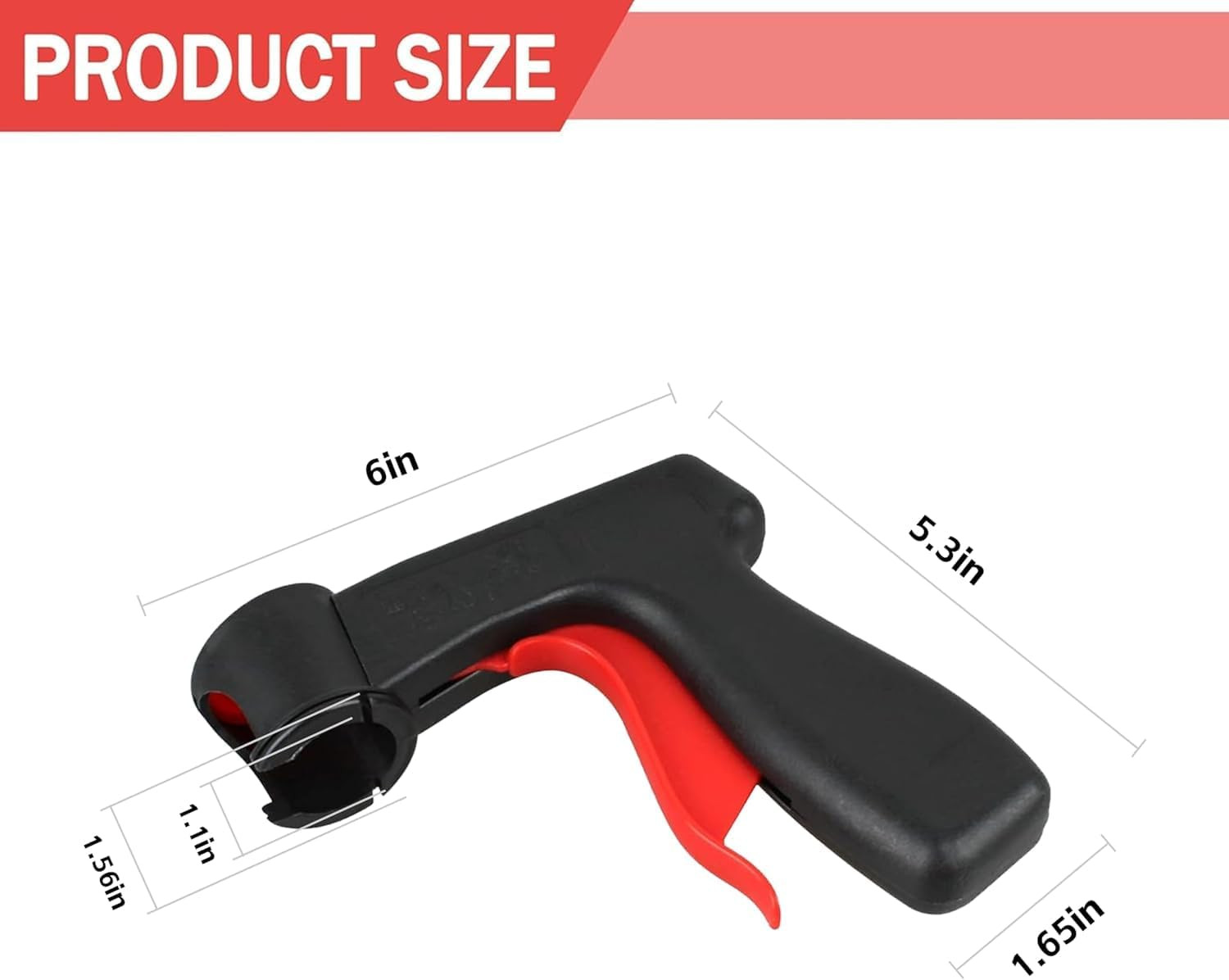 Aerosol Spray Can Trigger Handle 2-Pack Reusable Clip-On Grip Tool Adapters