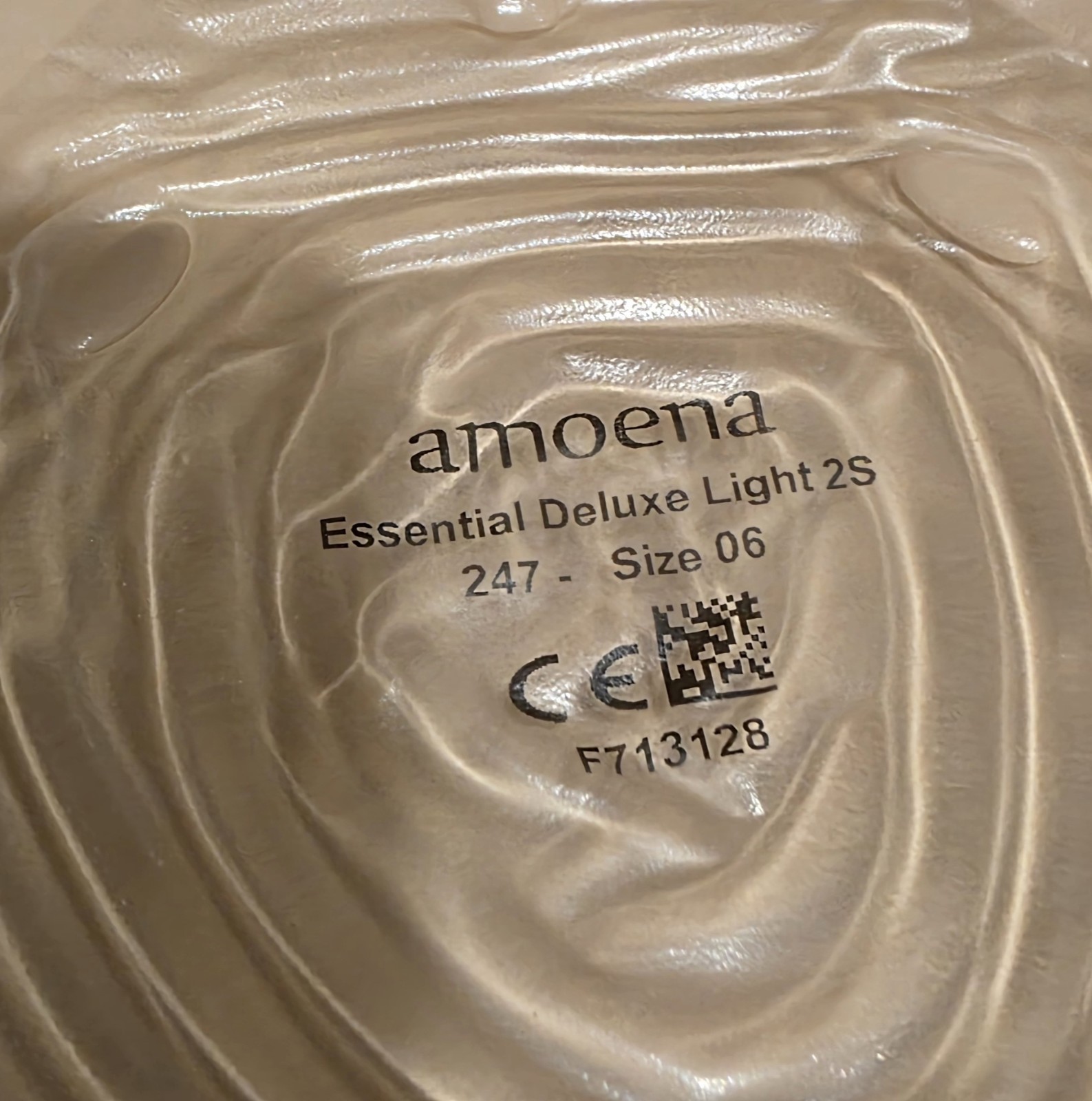Amoena Essential Deluxe Light 25 Breast Form 247 Size 6