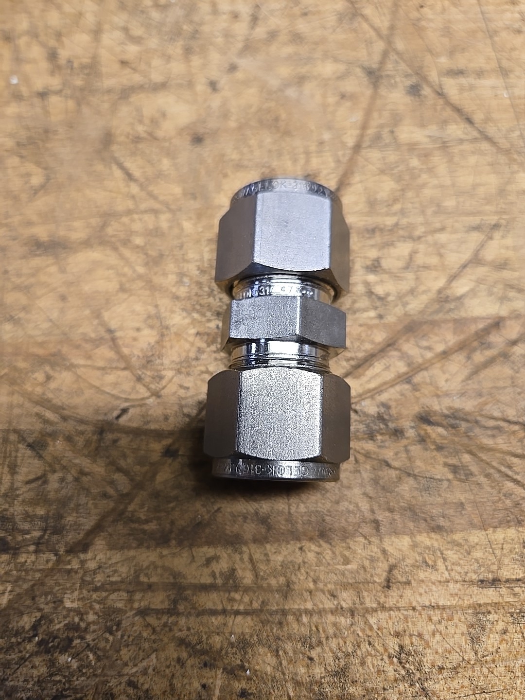 1pc Swagelok-1/2" 316 Stainless Steel Union 47K 92Y (1C5)