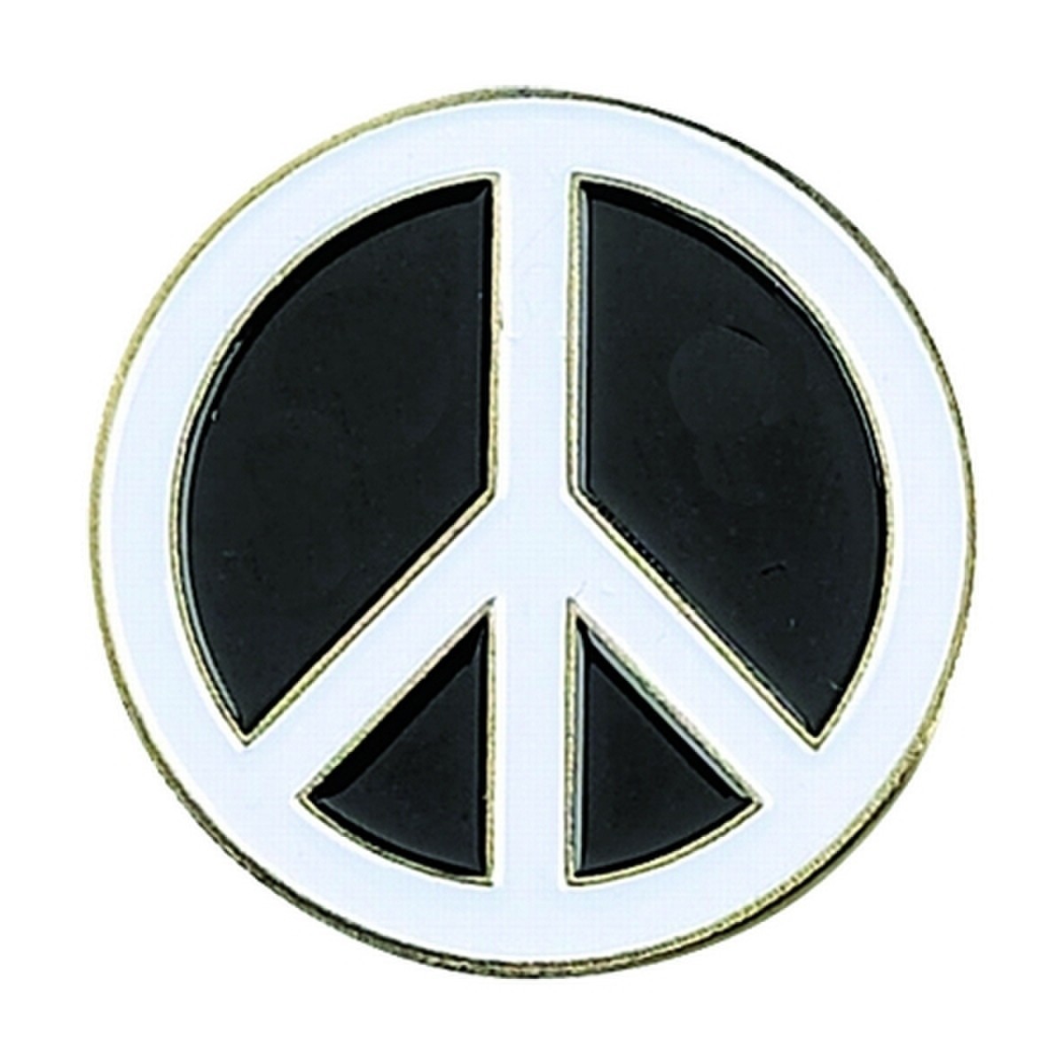 Peace Sign 1" Diameter (Non-Magnetic) Golf Ball Marker