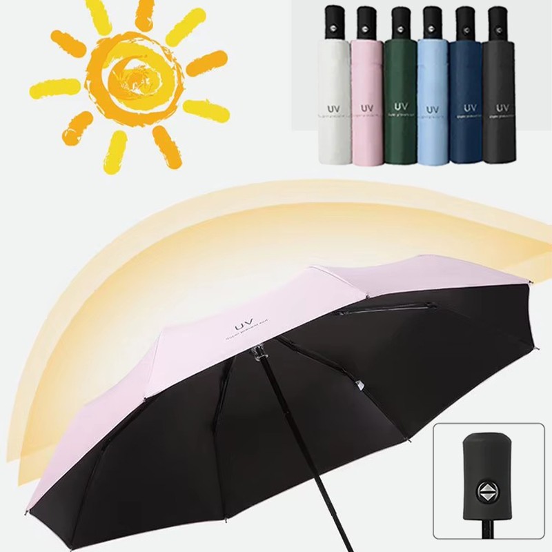 Compact Travel Umbrella Windproof Automatic Open/Close Small Folding Umbrella