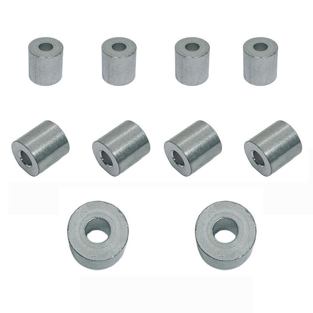 Round Aluminum Crimp Ring Sleeve 3/32" Crimping Stop Sleeve for Wire Rope 10 PC