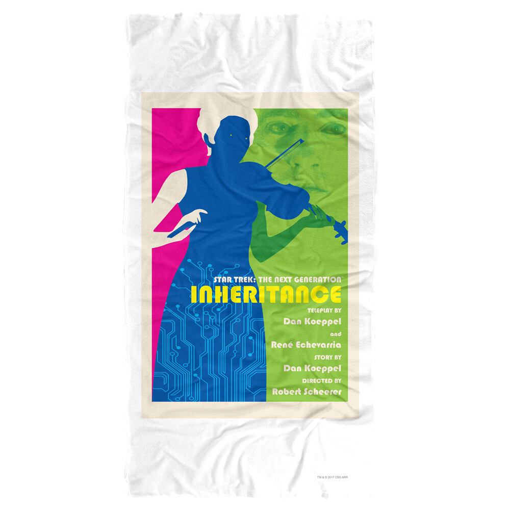 Star Trek Beach Towel, 30"x60" TNG Season 7 Episode 10 Beach Towel