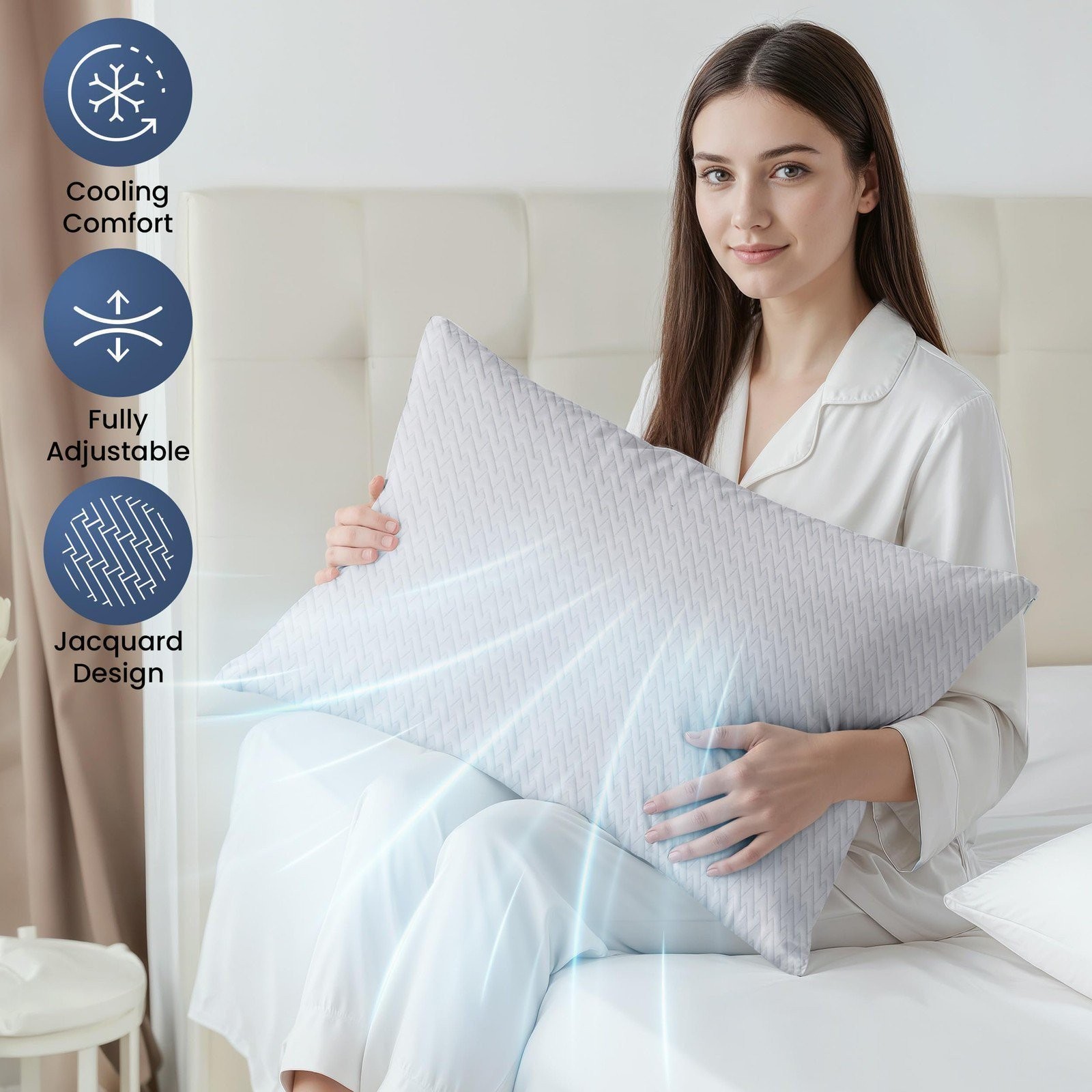 Utopia Bedding Shredded Memory Foam Pillows (King), Cooling Adjustable Bed...