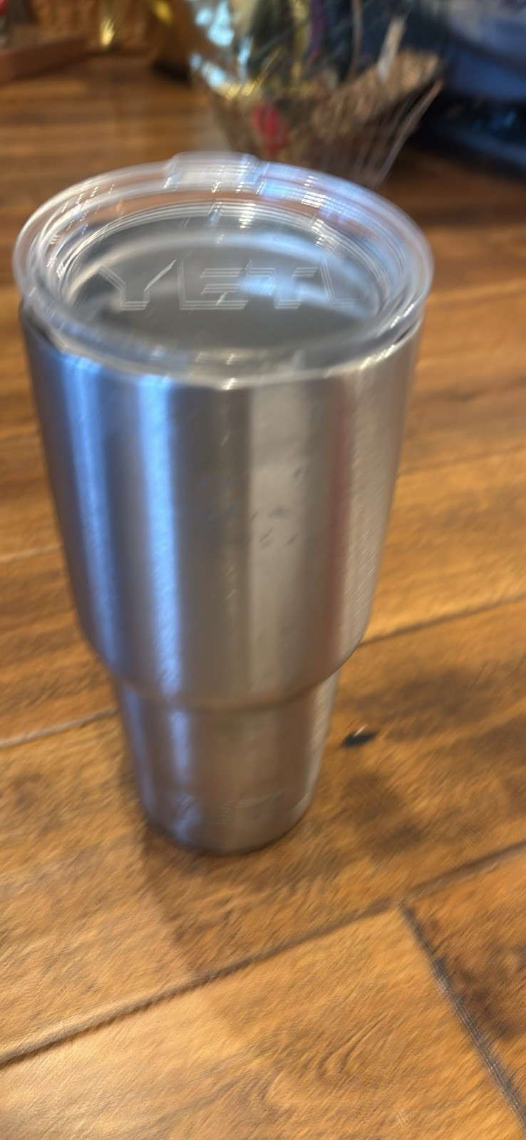 Yeti 30oz Rambler Tumbler Stainless Steel W Clear Yeti Lid