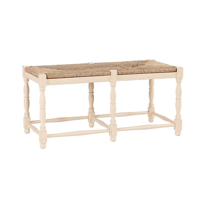 Ballard Designs Dorchester 2-Seat Bench Brand New Freeship NO IMPORT FEES