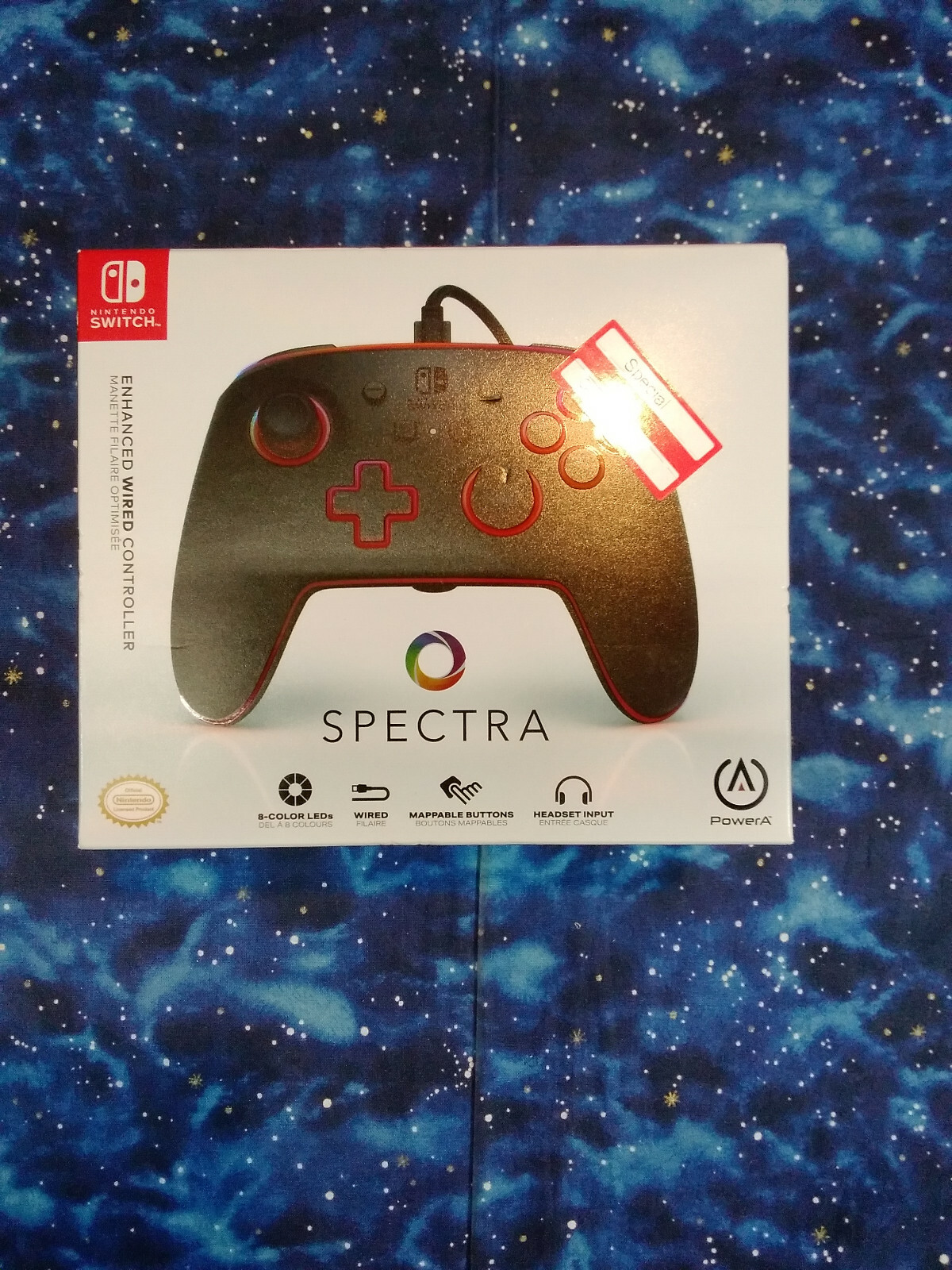 Spectra PowerA Enhanced Wired Controller For Nintendo Switch Black - Sealed