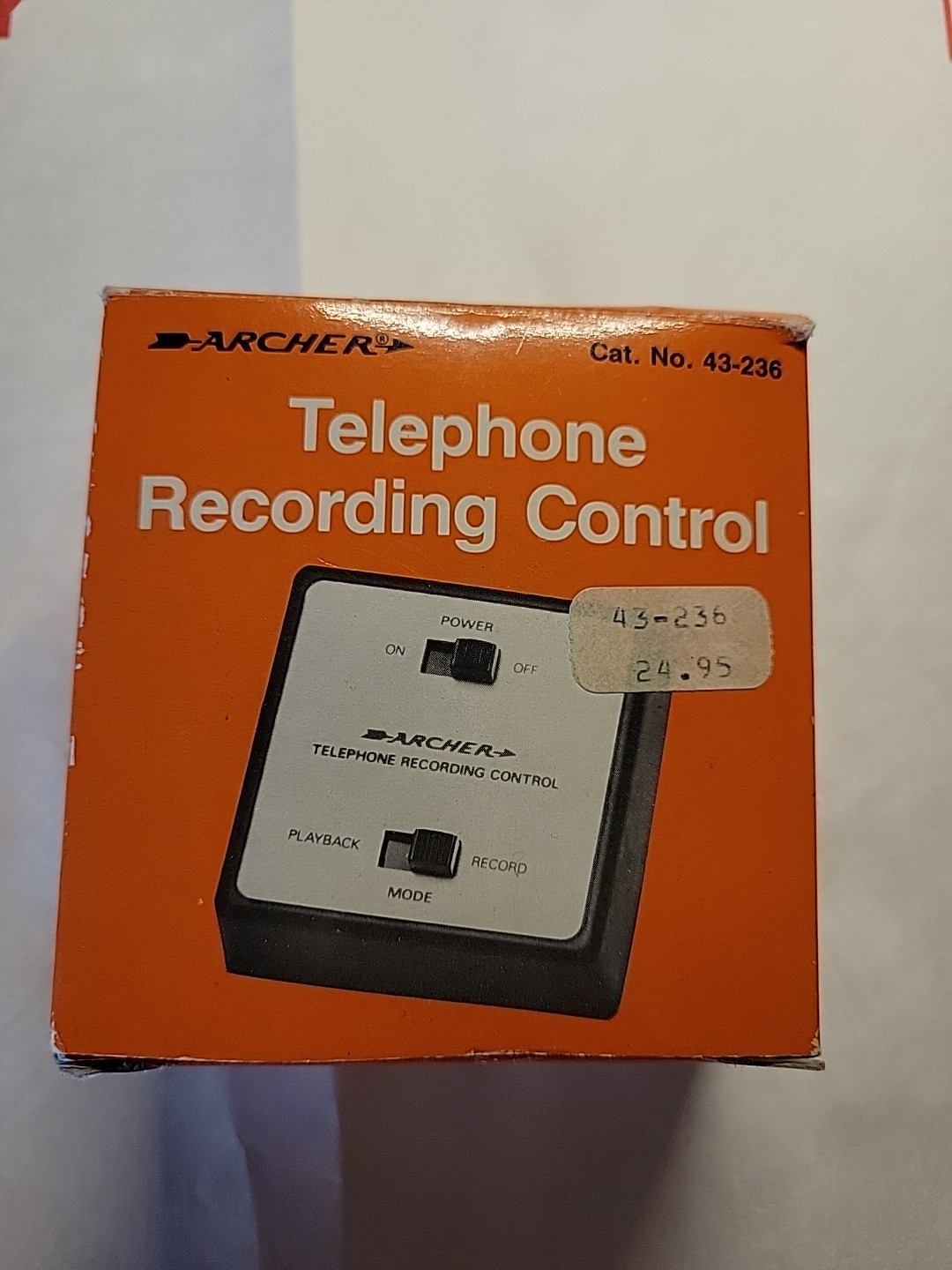 Vintage Archer Telephone Recording Control - Record Playback Switch Model 43-236