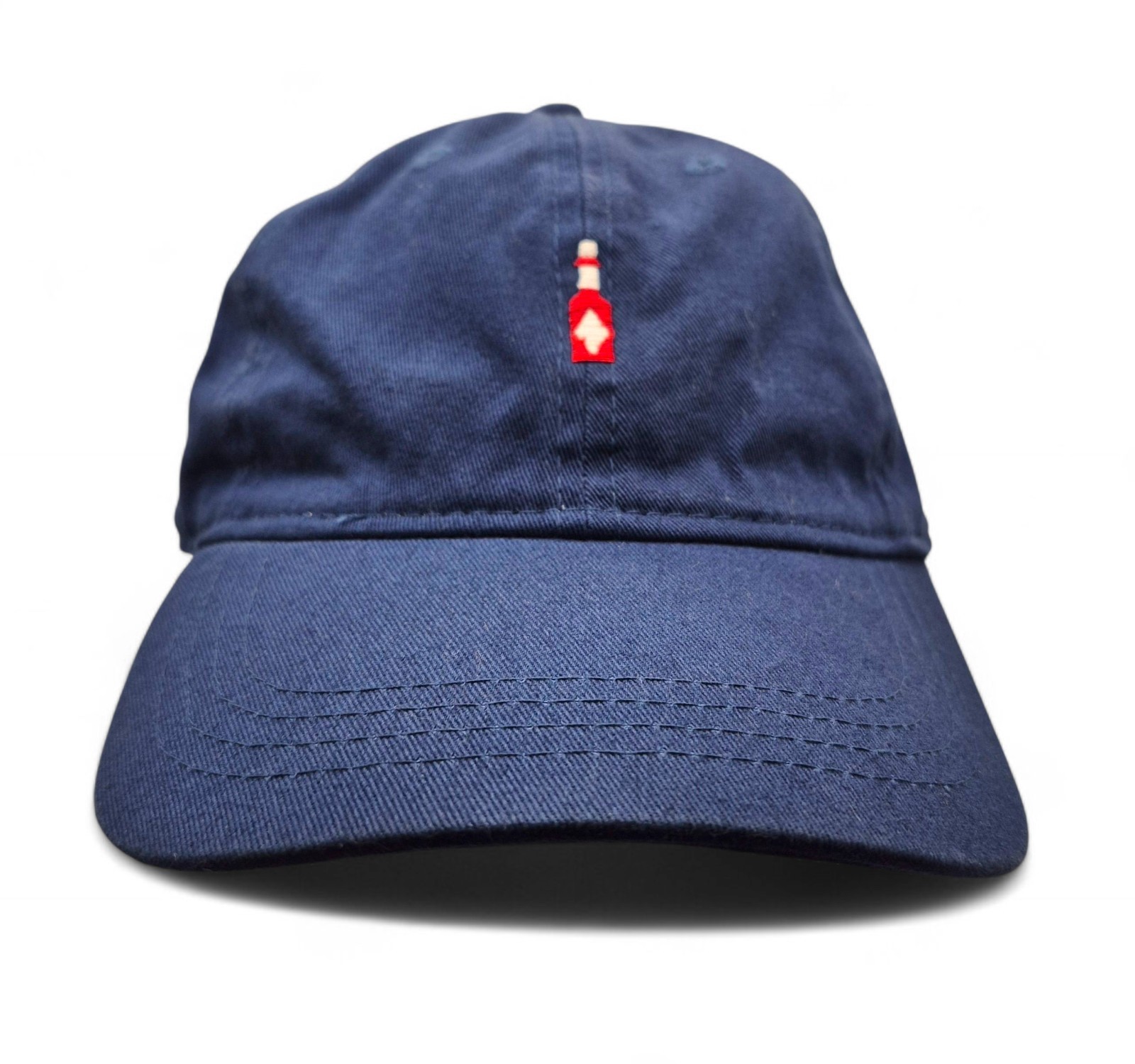 Hot Sause Baseball Cap Youth Blue Red Embroidered Bottle Adjustable Strap
