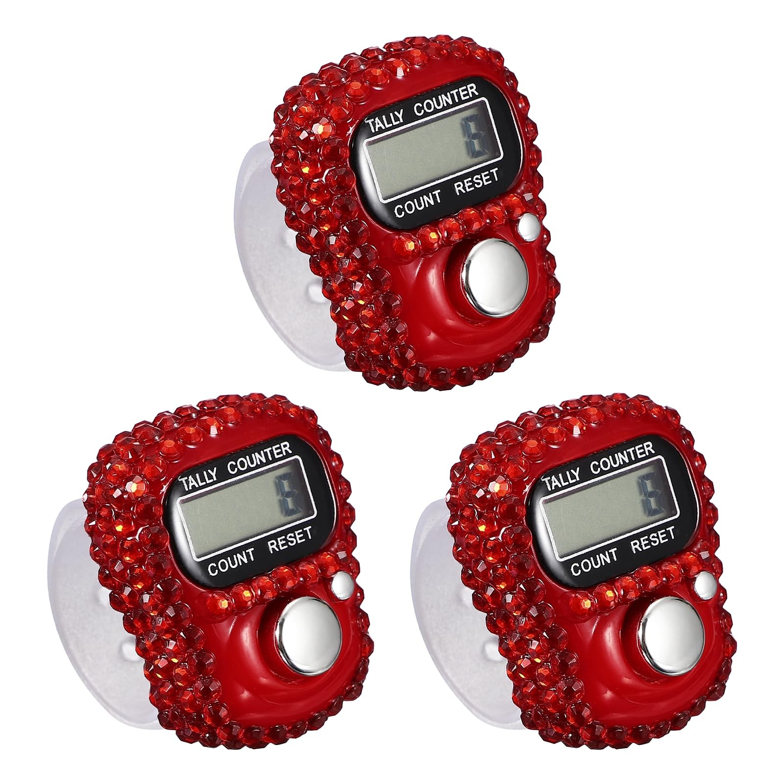 Electronic Finger Tally Counter, Resettable Mini Lap Finger Counter Hand Tall...