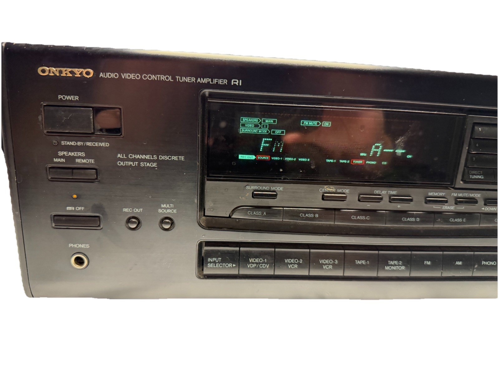 Onkyo TX-SV515 Pro Receiver Audio Video Control Tuner Amplifier Tested Working
